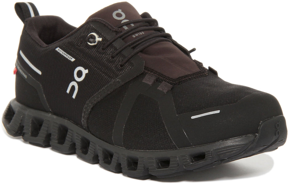 On Running Cloud 5 Wp In All Black For Women