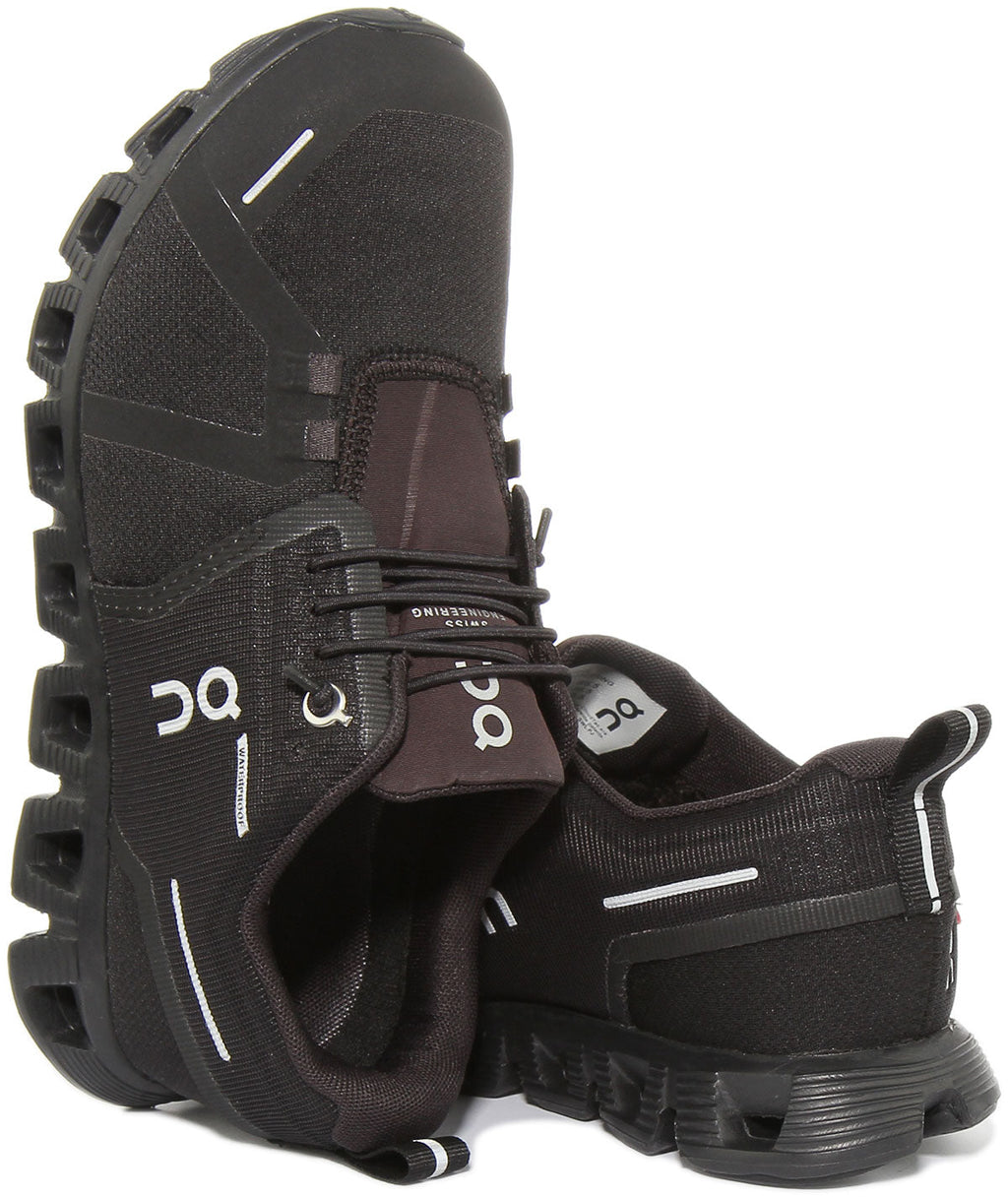 On Running Cloud 5 Wp In All Black For Women