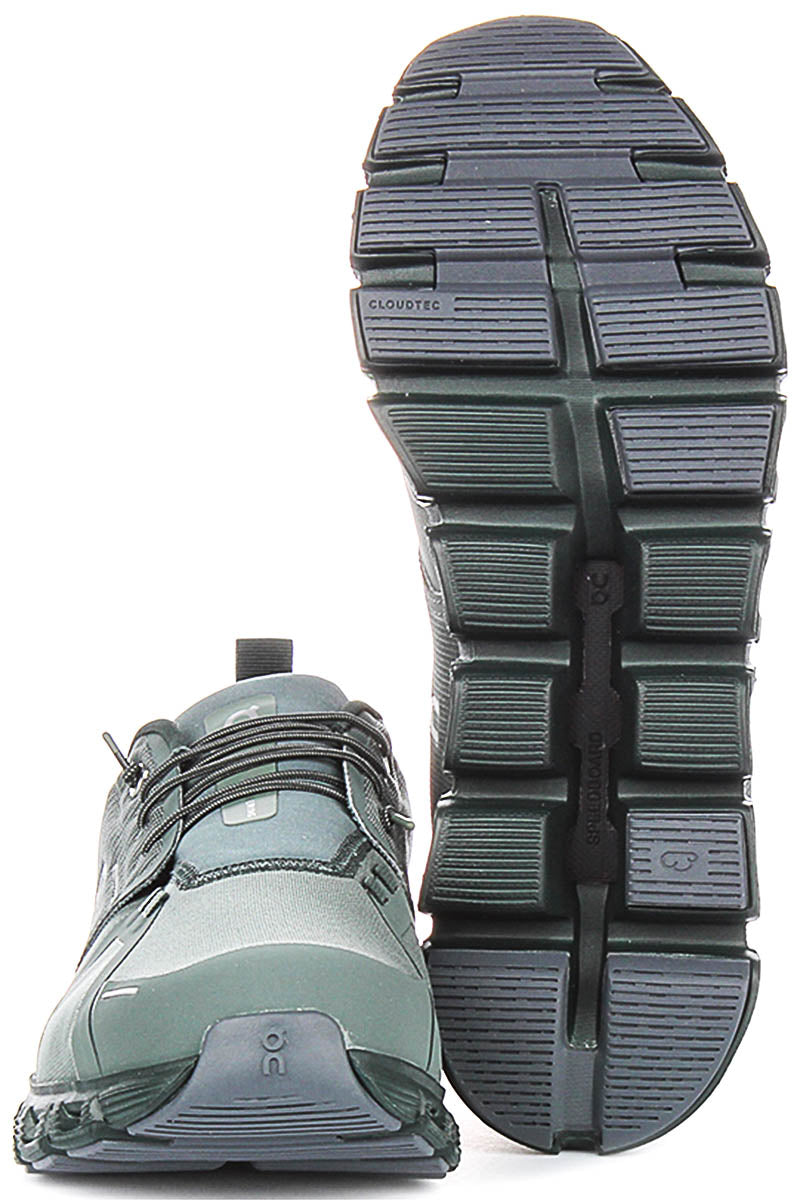 On Running Cloud 6 Waterproof In Olivegreen For Men